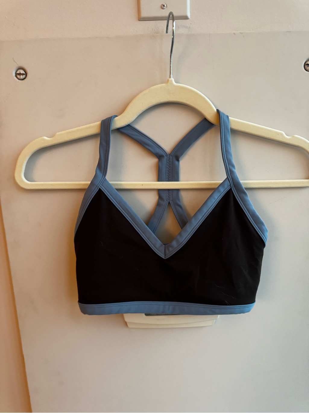 Form By Sami Clarke Contrast Trim Sports Bra Brown S — image 2 of 6